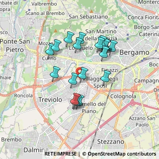 Mappa Via Gandhi, 24048 Treviolo BG, Italia (1.5995)