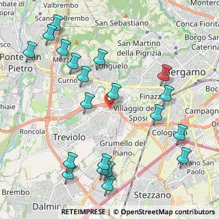 Mappa Via Gandhi, 24048 Treviolo BG, Italia (2.5285)