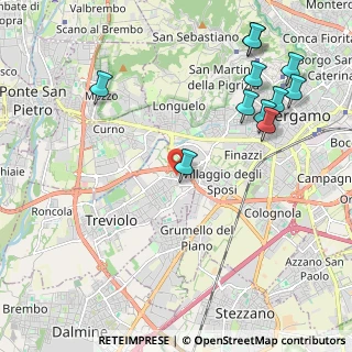 Mappa Via Gandhi, 24048 Treviolo BG, Italia (2.53818)