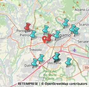 Mappa Via Gandhi, 24048 Treviolo BG, Italia (3.54)