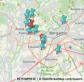 Mappa Via Gandhi, 24048 Treviolo BG, Italia (3.20727)