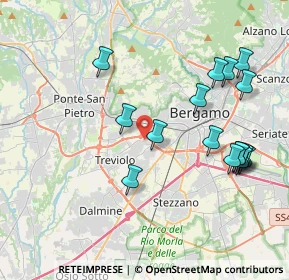 Mappa Via Gandhi, 24048 Treviolo BG, Italia (4.22813)