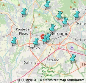 Mappa Via Gandhi, 24048 Treviolo BG, Italia (4.04909)