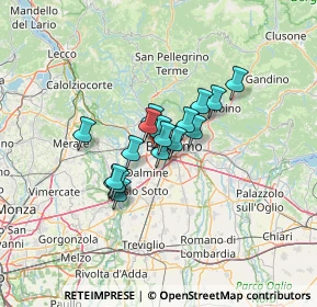 Mappa Via Gandhi, 24048 Treviolo BG, Italia (8.23294)