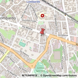 Mappa Via Milano, 96, 21019 Somma Lombardo, Varese (Lombardia)