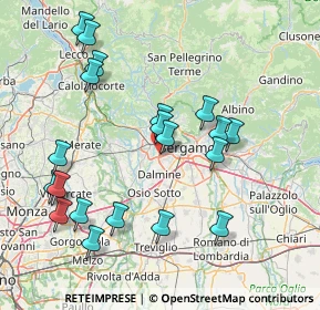 Mappa Via Europa, 24035 Curno BG, Italia (16.616)