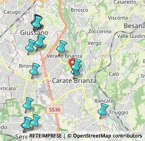 Mappa Viale Giuseppe Garibaldi, 20841 Carate Brianza MB, Italia (2.56625)