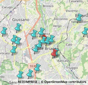 Mappa Viale Giuseppe Garibaldi, 20841 Carate Brianza MB, Italia (2.217)