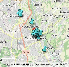 Mappa Viale Giuseppe Garibaldi, 20841 Carate Brianza MB, Italia (1.04412)