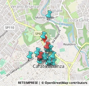 Mappa Viale Giuseppe Garibaldi, 20841 Carate Brianza MB, Italia (0.396)