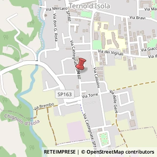 Mappa Via castegnate 53, 24030 Terno d'Isola, Bergamo (Lombardia)