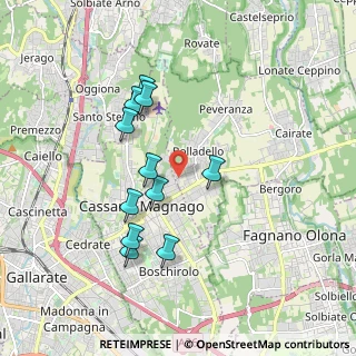 Mappa Vicolo Negri, 21050 Cairate VA, Italia (1.67545)
