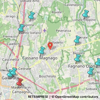Mappa Vicolo Negri, 21050 Cairate VA, Italia (3.31909)
