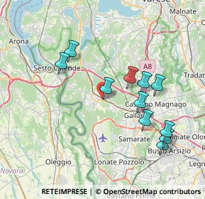 Mappa Via Albania, 21019 Somma Lombardo VA, Italia (7.40545)