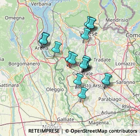 Mappa Via Albania, 21019 Somma Lombardo VA, Italia (11.3695)