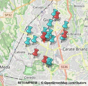 Mappa Via Giovanni Boccaccio, 20841 Carate Brianza MB, Italia (1.39)