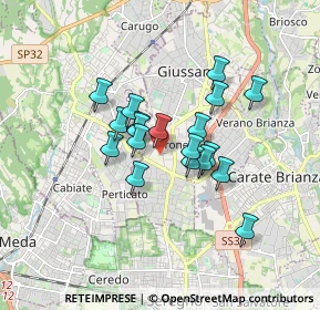 Mappa Via Giovanni Boccaccio, 20841 Carate Brianza MB, Italia (1.26474)