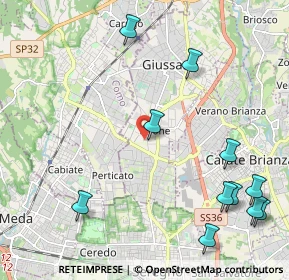 Mappa Via Giovanni Boccaccio, 20841 Carate Brianza MB, Italia (2.70636)