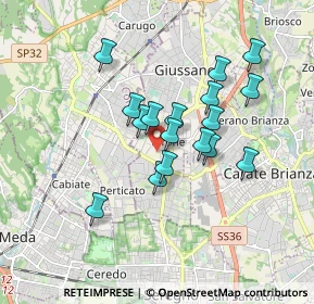 Mappa Via Giovanni Boccaccio, 20841 Carate Brianza MB, Italia (1.41706)