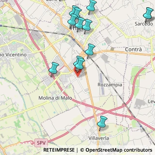 Mappa Via della Pieve, 36016 Thiene VI, Italia (2.67714)