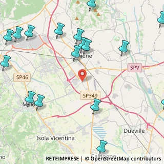 Mappa Via della Pieve, 36016 Thiene VI, Italia (6.11882)