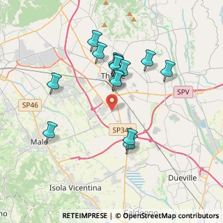 Mappa Via della Pieve, 36016 Thiene VI, Italia (3.40643)