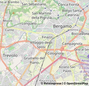 Mappa 24127 Bergamo BG, Italia (2.1425)