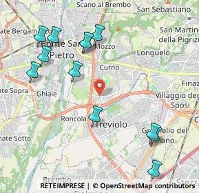Mappa 24048 Curno BG, Italia (2.3525)