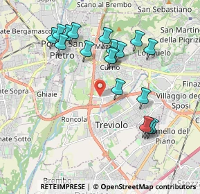 Mappa 24048 Curno BG, Italia (1.91278)