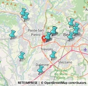 Mappa Via Europa, 24048 Curno BG, Italia (4.01857)