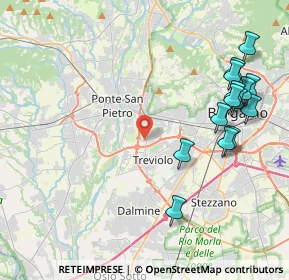 Mappa Via Europa, 24048 Curno BG, Italia (4.81929)