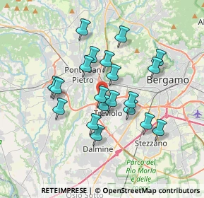 Mappa 24048 Curno BG, Italia (3.0105)