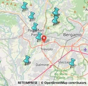 Mappa Via Europa, 24048 Curno BG, Italia (4.34727)