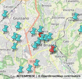 Mappa Via Al Castello, 20841 Carate Brianza MB, Italia (2.1755)