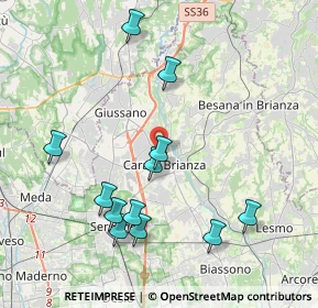 Mappa Via Al Castello, 20841 Carate Brianza MB, Italia (4.1675)
