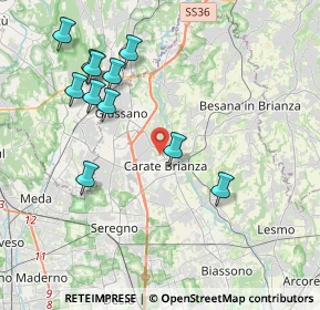 Mappa Via Al Castello, 20841 Carate Brianza MB, Italia (4.16)