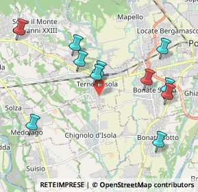 Mappa Via Casolini, 24030 Terno D'isola BG, Italia (2.17)