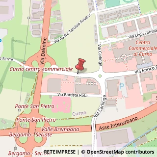 Mappa Via Europa, 43, 24035 Curno, Bergamo (Lombardia)