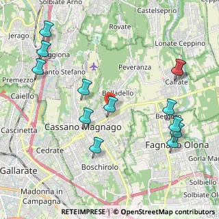 Mappa Via Goffredo Mameli, 21050 Cairate VA, Italia (2.39692)
