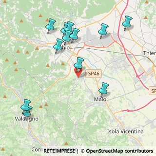 Mappa Via Roma, 36030 San Vito di Leguzzano VI, Italia (4.74583)