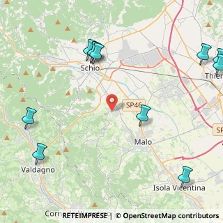 Mappa Via Roma, 36030 San Vito di Leguzzano VI, Italia (6.19833)