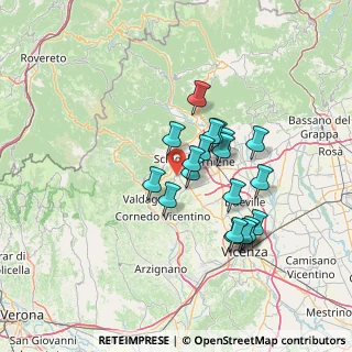 Mappa Via Roma, 36030 San Vito di Leguzzano VI, Italia (11.5945)