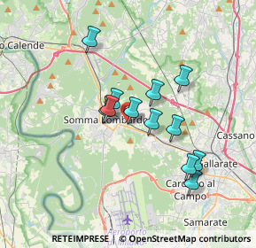 Mappa Somma Lombardo, 21019 Somma Lombardo VA, Italia (2.8625)