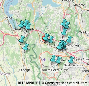 Mappa Somma Lombardo, 21019 Somma Lombardo VA, Italia (6.674)