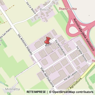 Mappa Via dell'Industria, 22, 36035 Marano Vicentino, Vicenza (Veneto)