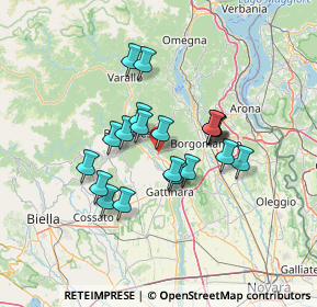 Mappa 28075 Grignasco NO, Italia (10.7445)