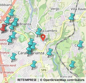 Mappa Via alle Grotte, 20841 Carate Brianza MB, Italia (1.349)