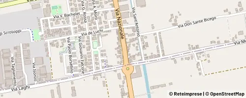 Mappa Tezze sul Brenta