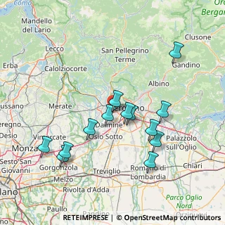 Mappa StreetVia, 24048 Treviolo BG, Italia (14.59692)