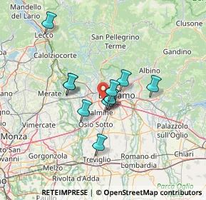 Mappa StreetVia, 24048 Treviolo BG, Italia (9.67545)